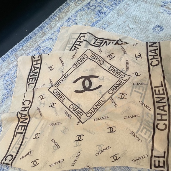 Sheer Chanel Scarf - Picture 2 of 3